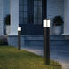 Independence 12 AC/DC 2.75 watt Textured Black Round Bollard in 2700K